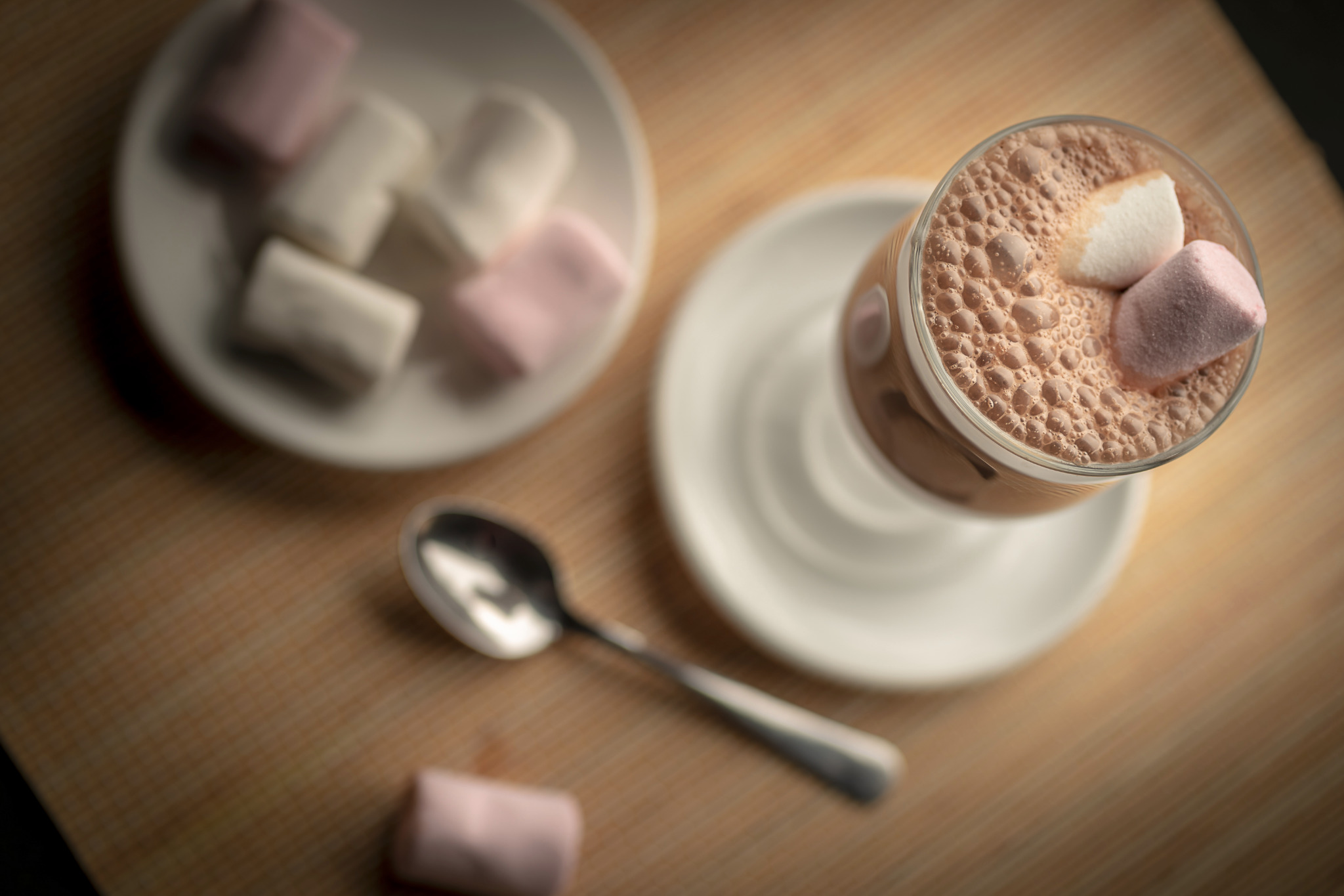 Hot chocolate with marshmallows